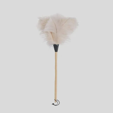 New white ostrich feather duster