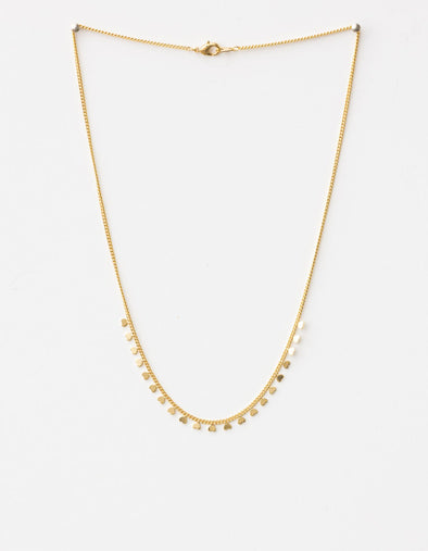 Stella & Gemma - Necklace - string of hearts gold