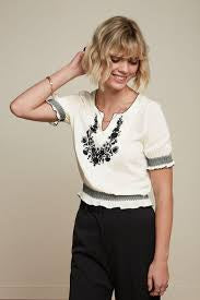 Lucy embroidery top