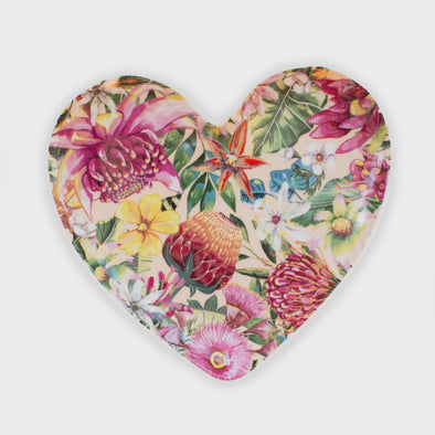 Tropicana Heart shaped trinket tray