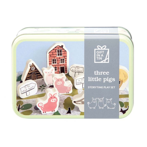 Three Little Pigs in a tin
