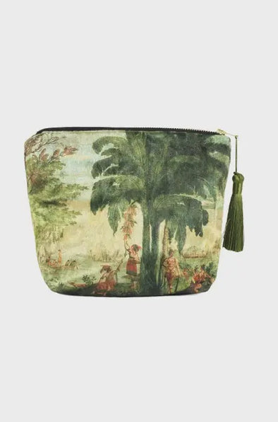 Velvet cosmetic bag